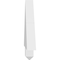 Ekena Millwork Kennewick Architectural Grade PVC Gable Bracket, 36"W x 12"H x 2"D x 6"F, 8/12 Pitch GBP036X12X0206KEN00 - alternate 2